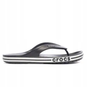 כפכף לגבר קרוקס באיה באנד Crocs 205393-066 Bayaband Flip,BLK/WHITE