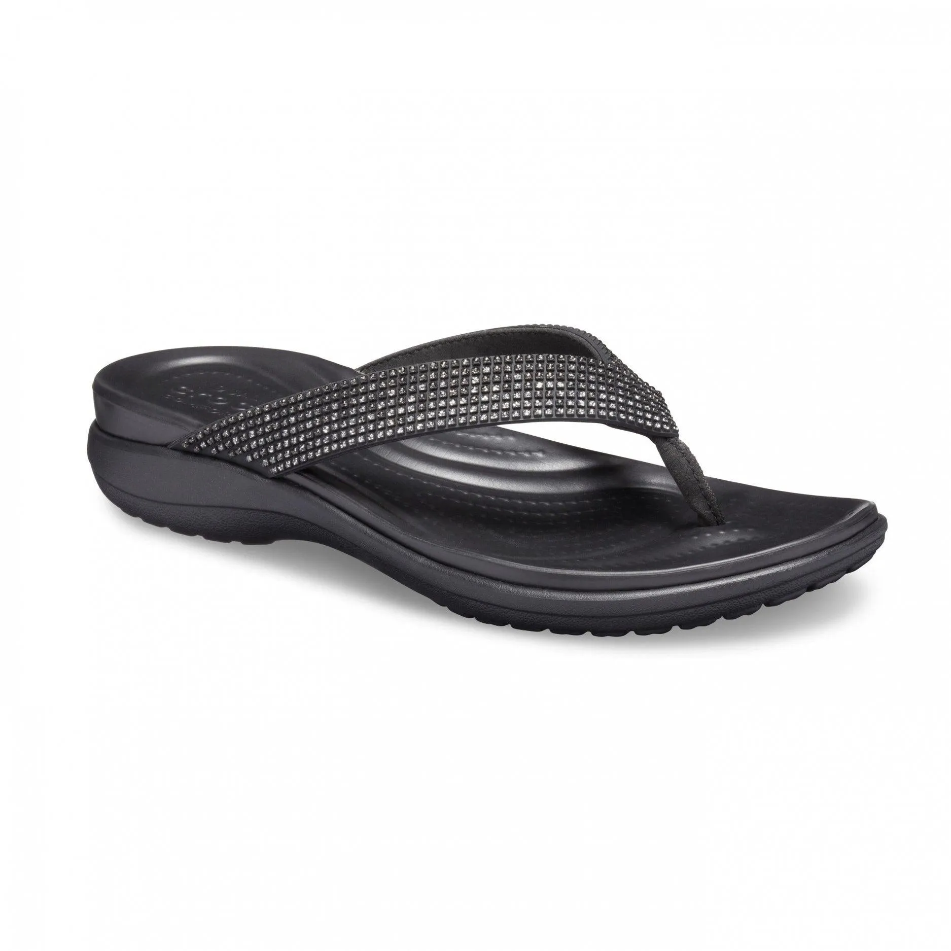 כפכף אצבע עם אבני קישוט Crocs Capri Diamante 205632-0FE