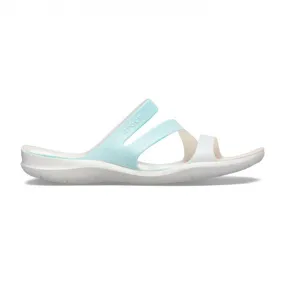 כפכף בשילוב רצועות בצבע לבן/טורקיז Crocs Swiftwater Seasonal 205637-4IS