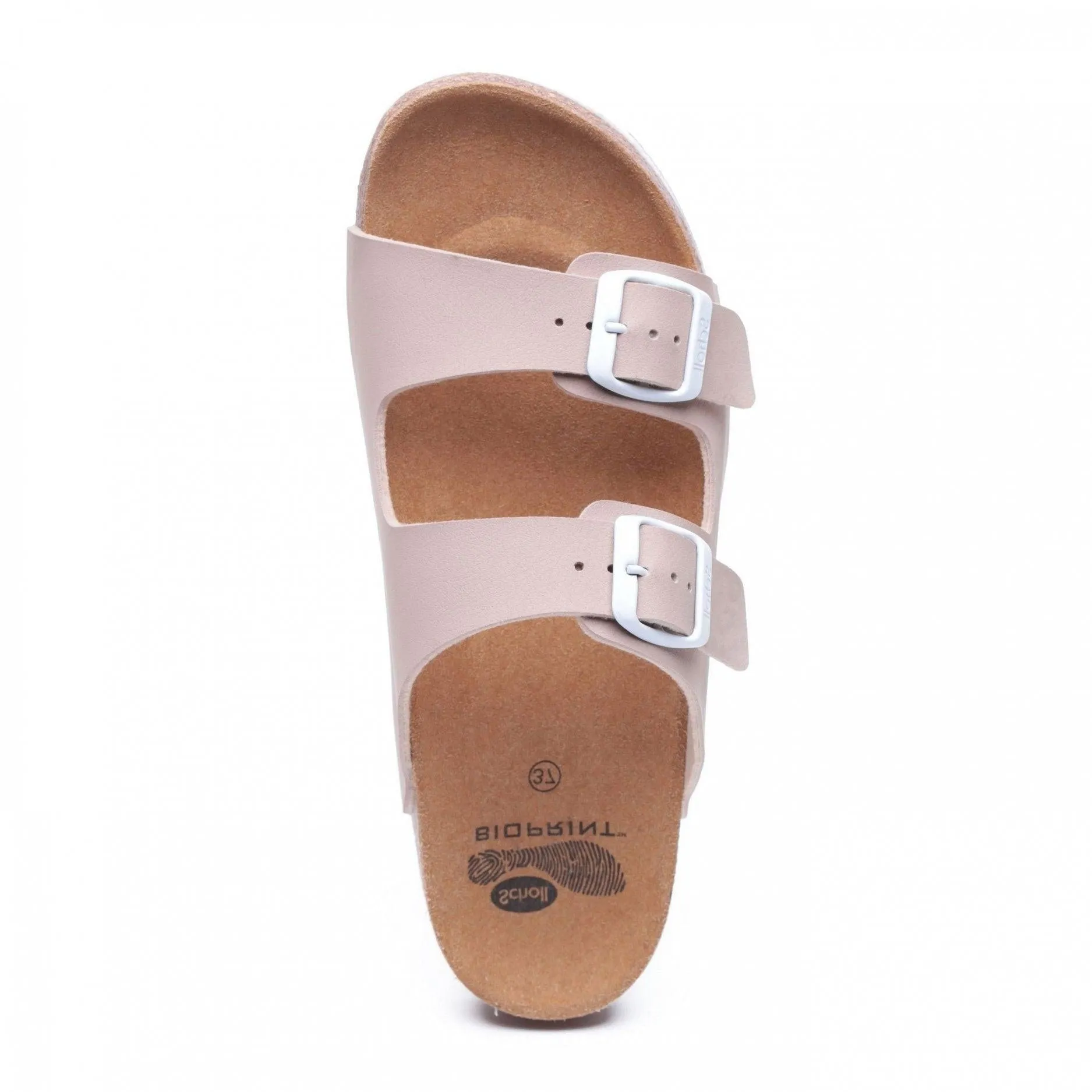 כפכף נוחות עם רצועות בצבע בז' Scholl SCF26722 ,BEIGE/WHITE