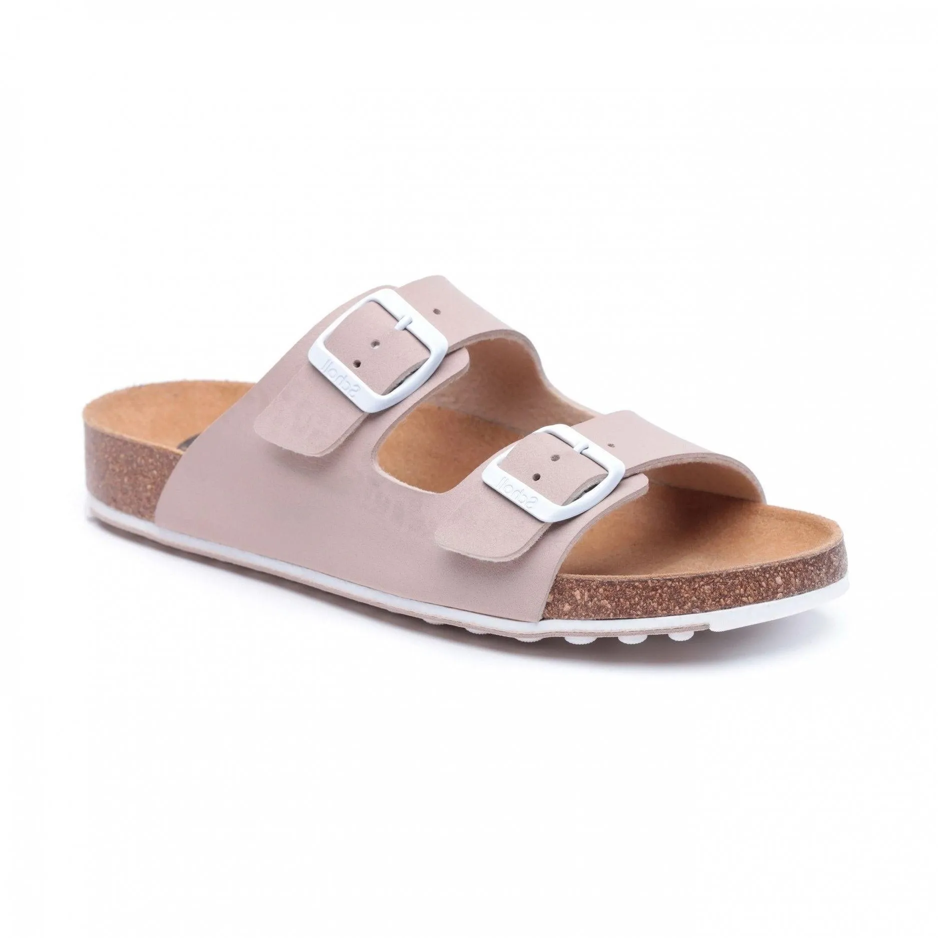 כפכף נוחות עם רצועות בצבע בז' Scholl SCF26722 ,BEIGE/WHITE