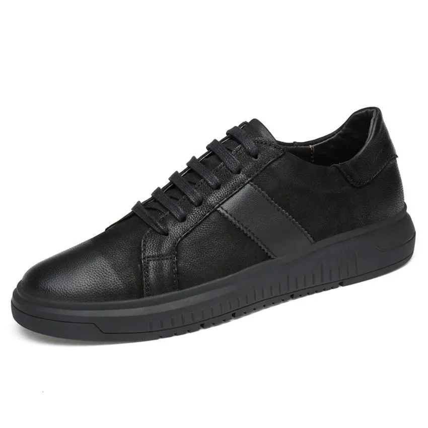 Angelo Ricci™ Fashion Leather Breathable Sneakers