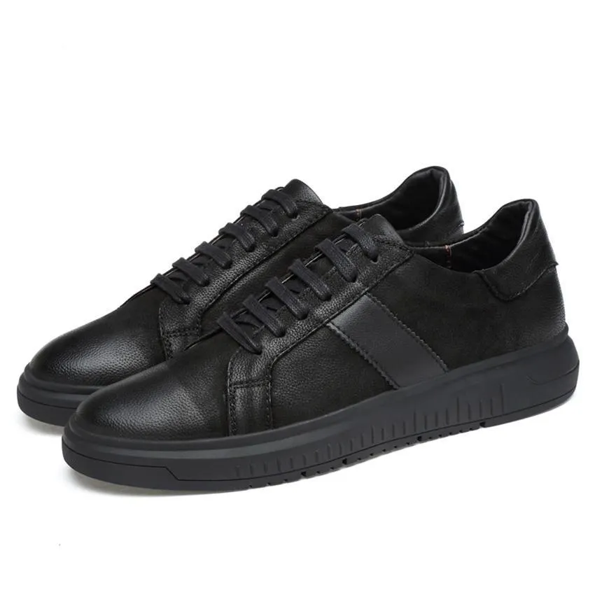 Angelo Ricci™ Fashion Leather Breathable Sneakers