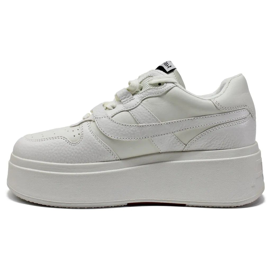 Ash Match Leather Women's Low Top Trainers