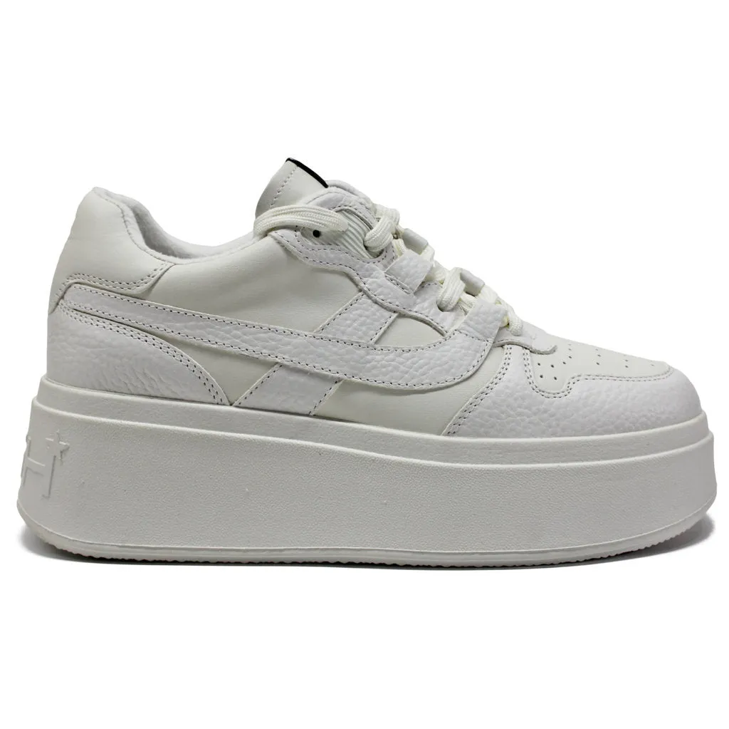 Ash Match Leather Women's Low Top Trainers