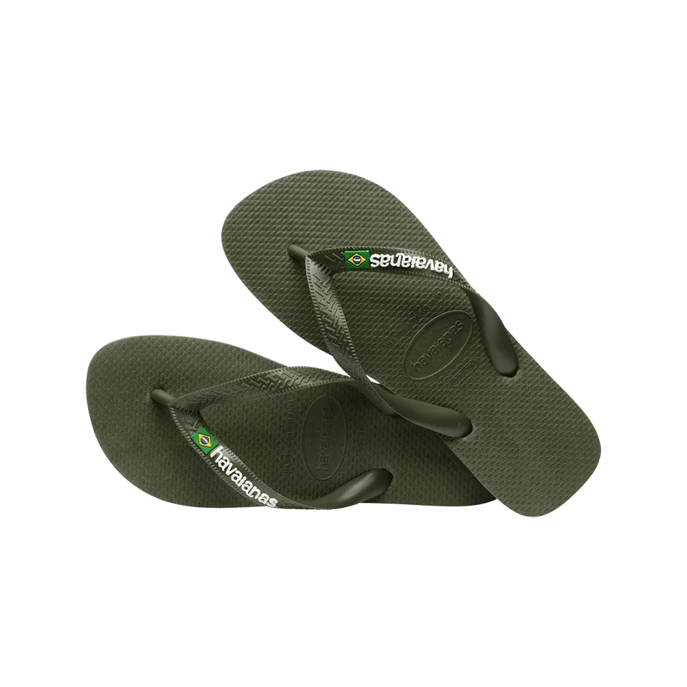 Brasil Logo Flip Flops
