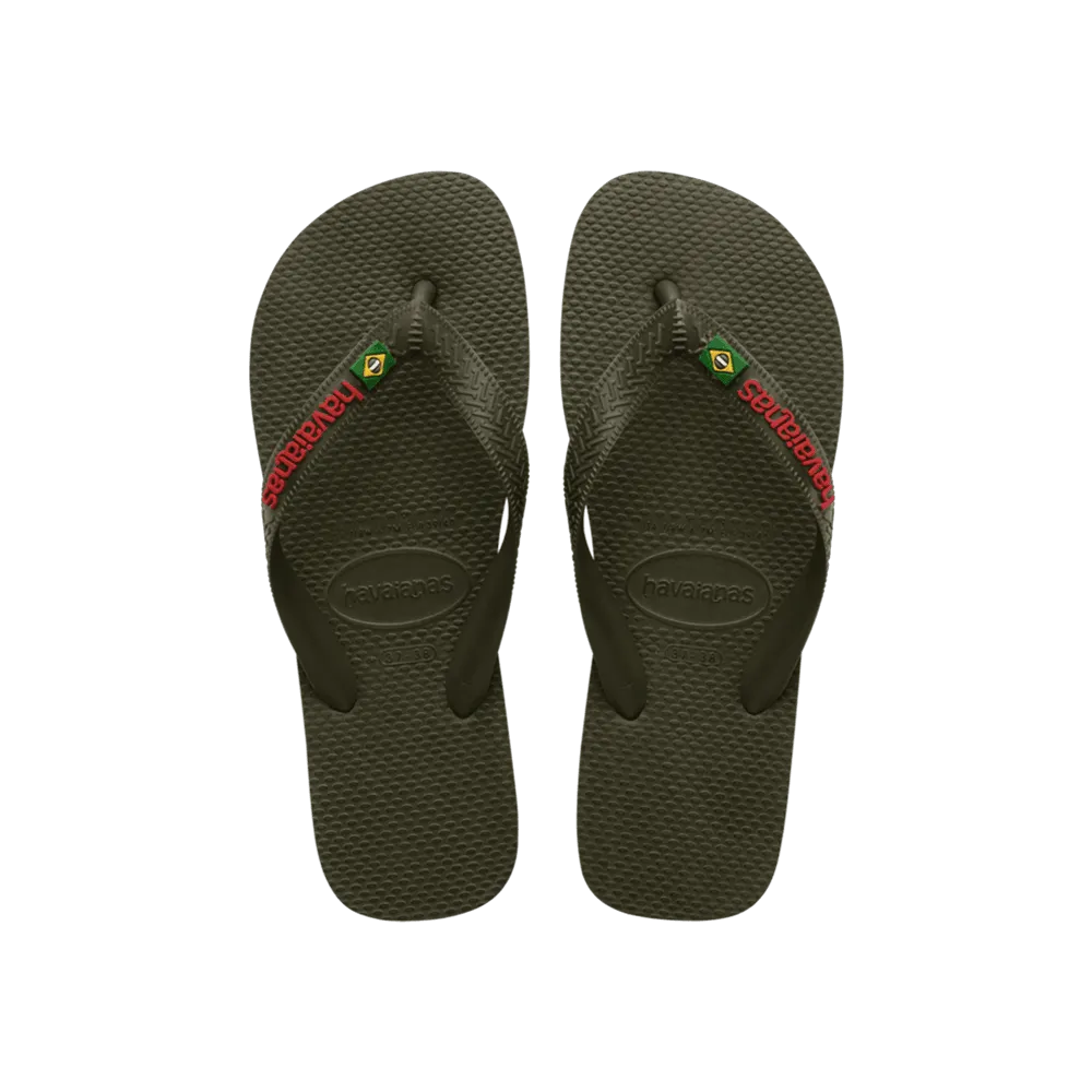 Brasil Logo Flip Flops