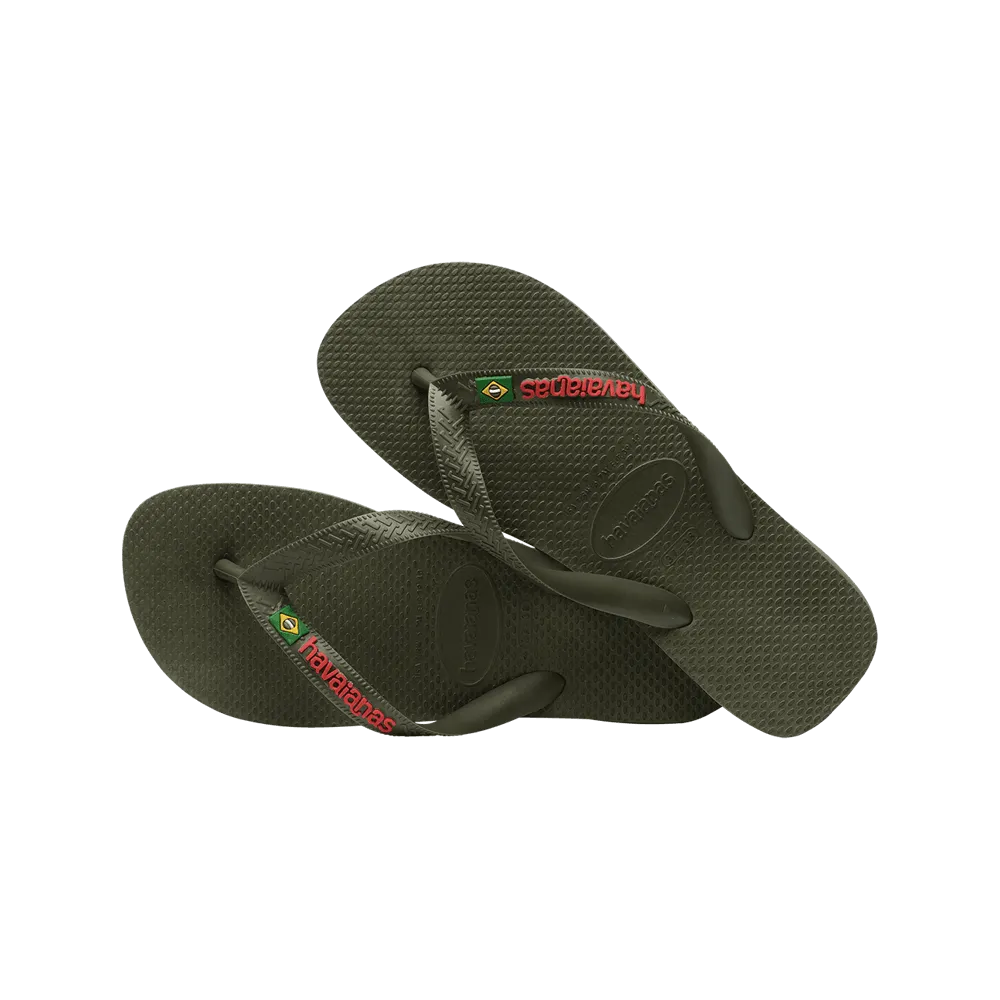 Brasil Logo Flip Flops