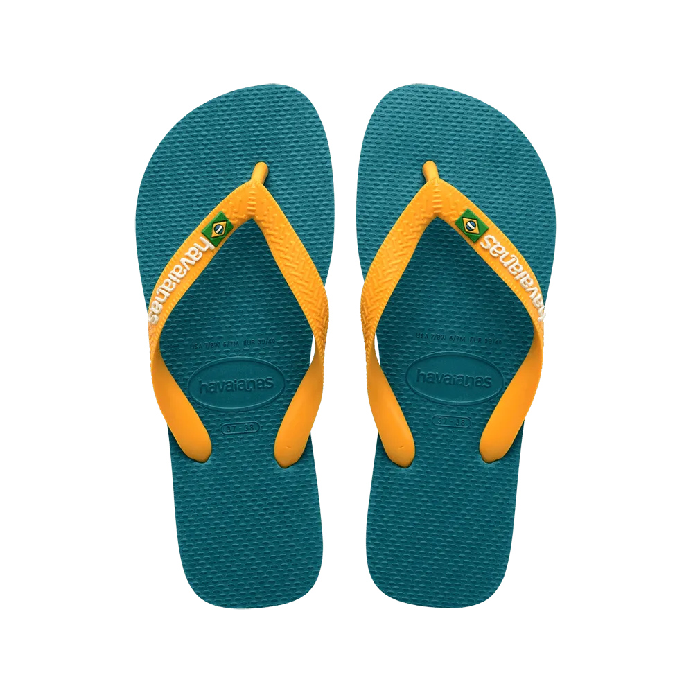 Brasil Logo Flip Flops