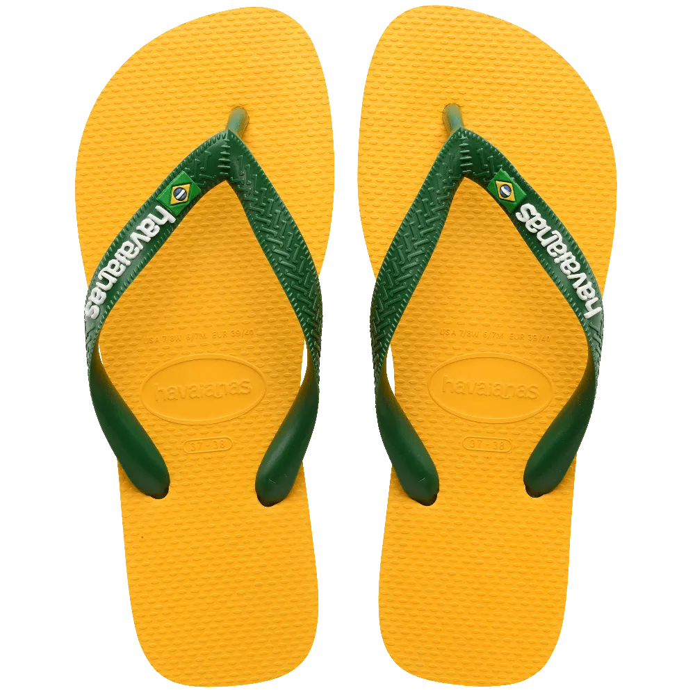 Brasil Logo Flip Flops