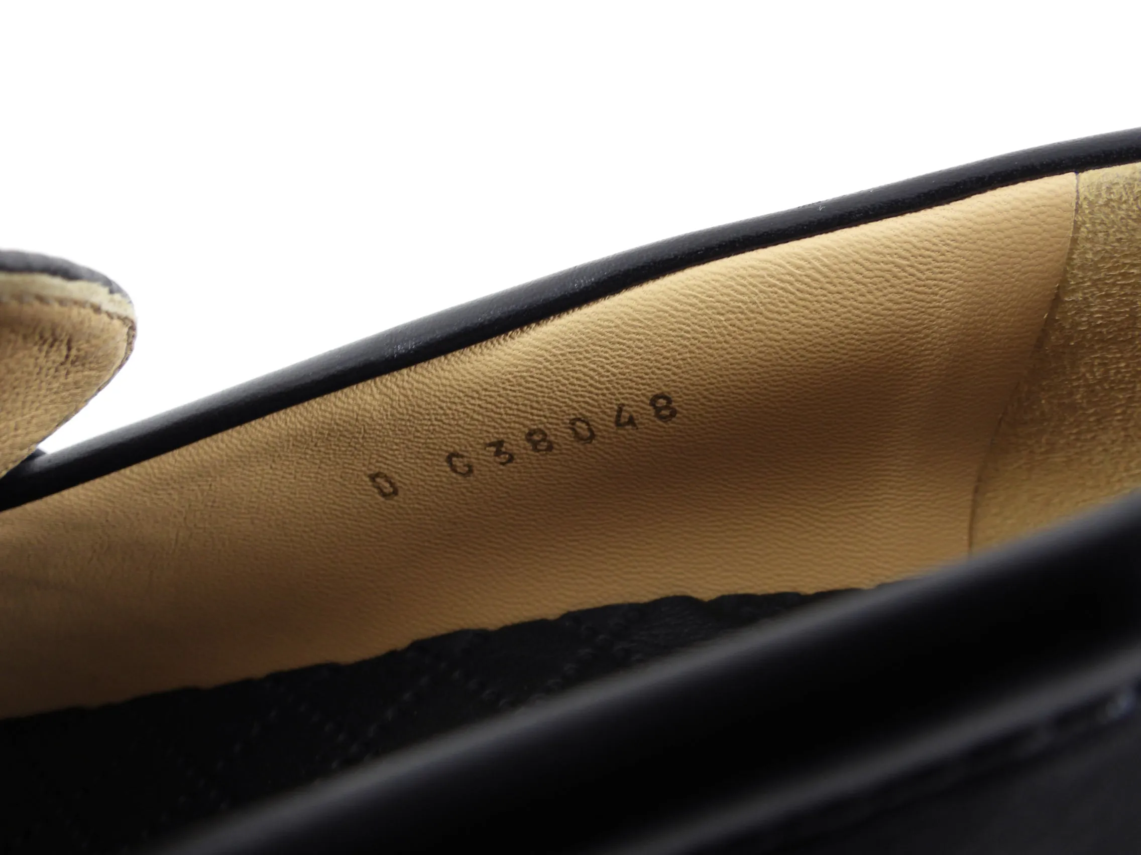 Chanel Black Leather Quilted CC Loafers - 40