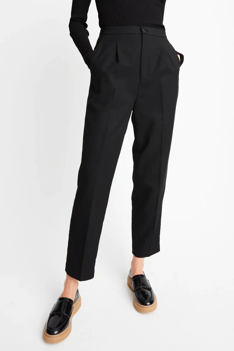 CONTOUR | POLIDO LEATHER LOAFERS - BLACK