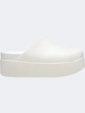 Crocs Dylan Platform Clog Women Lifestyle Slippers Chalk