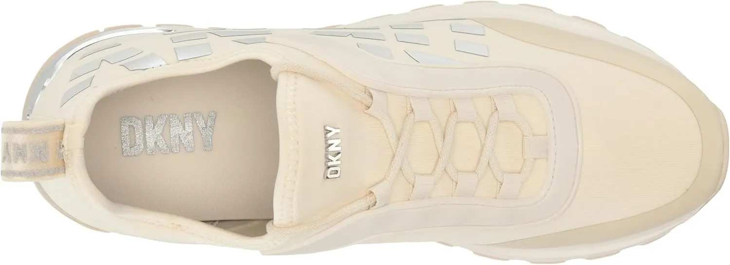 DKNY Women's Comfortable Chic Shoe Meanna Sneaker