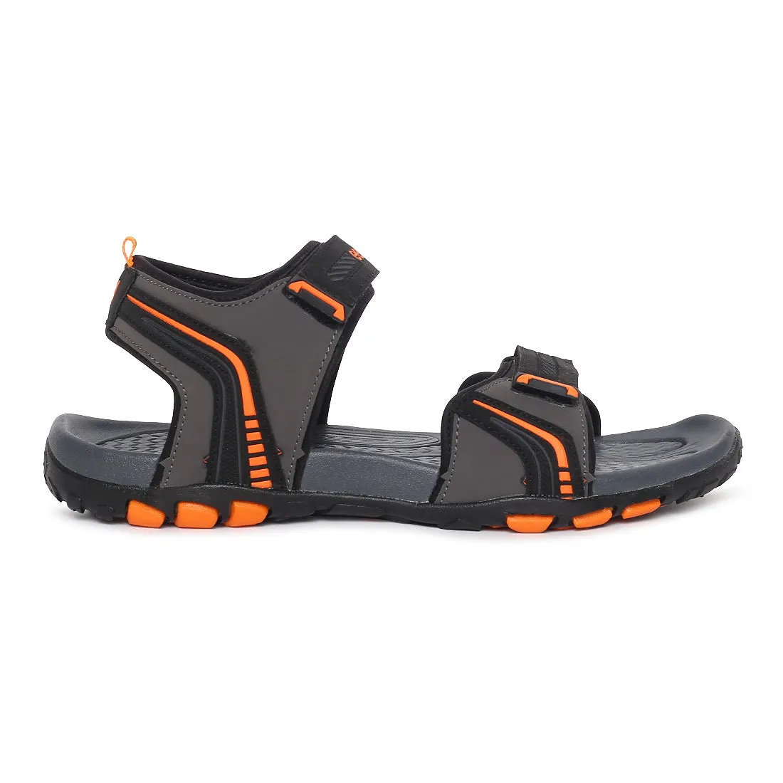Eeken ESDGO4507S Black Stylish Lightweight Dailywear Sports Sandals For Men