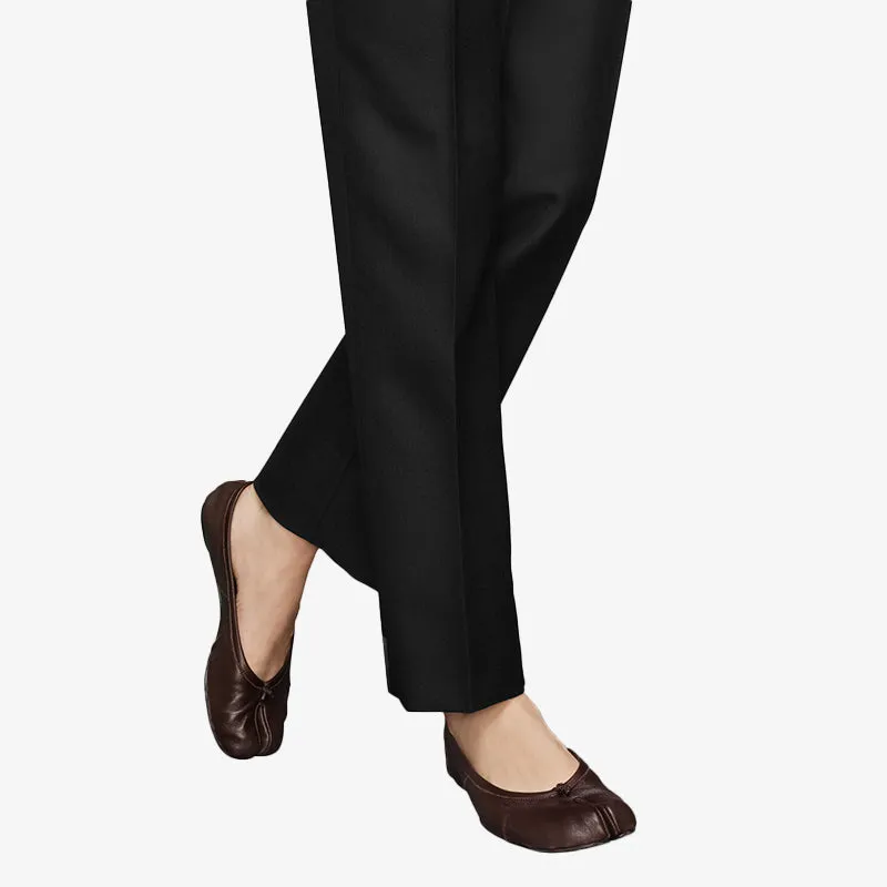 Elegant Split-Toe Ballet Flats in Tan Leather