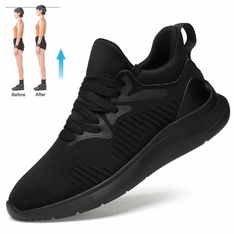 Elevator Breathable AirMesh Sport Athletic Sneakers Tall Heightening Increase Boost Height 7cm