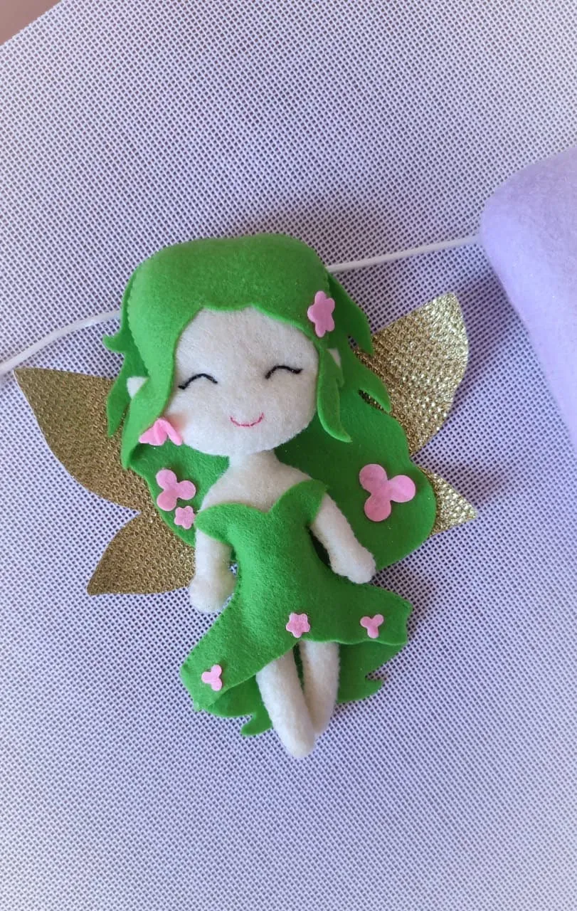 Fairy theme name garland