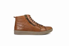 FOOT FEDERATION SNEAKER MID-TOP MENS BOOT TOBACCO