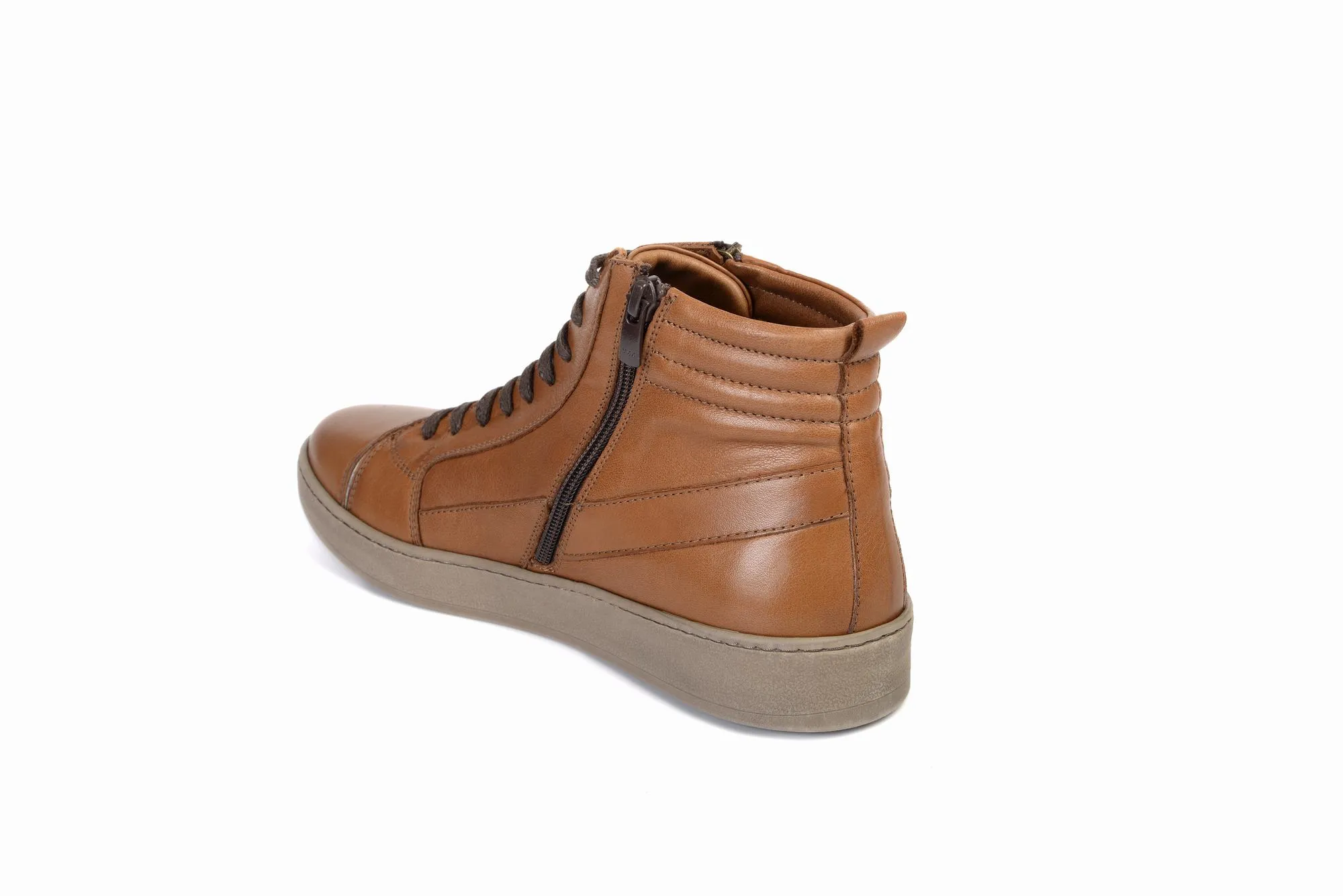 FOOT FEDERATION SNEAKER MID-TOP MENS BOOT TOBACCO