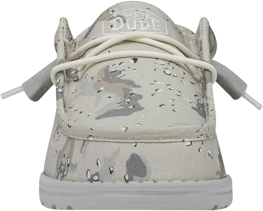 Hey Dude Men's Wally Camo | Men's Loafers | Men's Slip On Shoes | Comfortable & Light-Weight