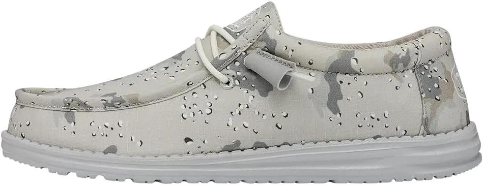 Hey Dude Men's Wally Camo | Men's Loafers | Men's Slip On Shoes | Comfortable & Light-Weight