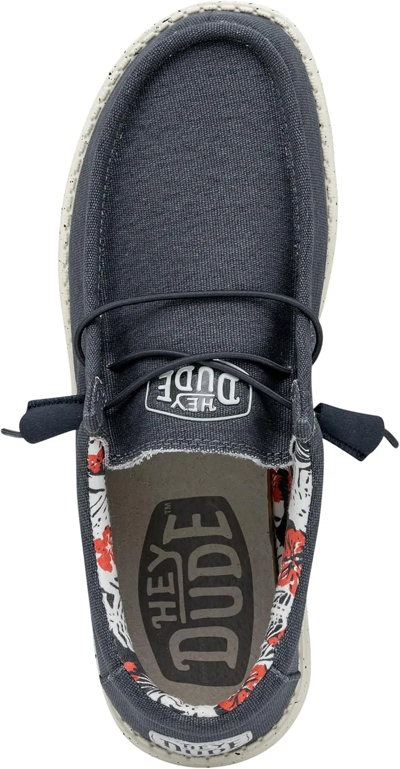 Hey Dude Men's Wally Stretch | Men's Loafers | Comfortable & Light-Weight
