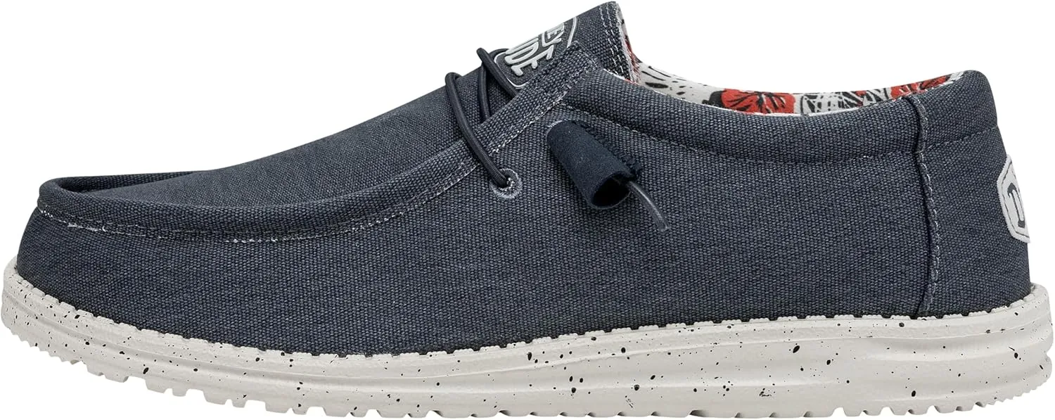 Hey Dude Men's Wally Stretch | Men's Loafers | Comfortable & Light-Weight