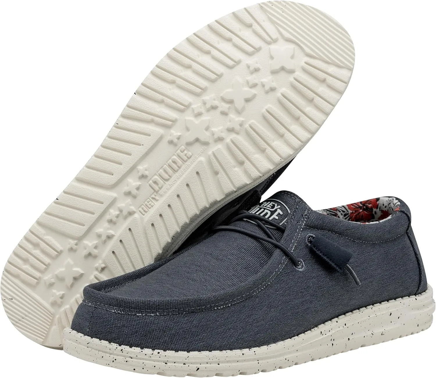 Hey Dude Men's Wally Stretch | Men's Loafers | Comfortable & Light-Weight