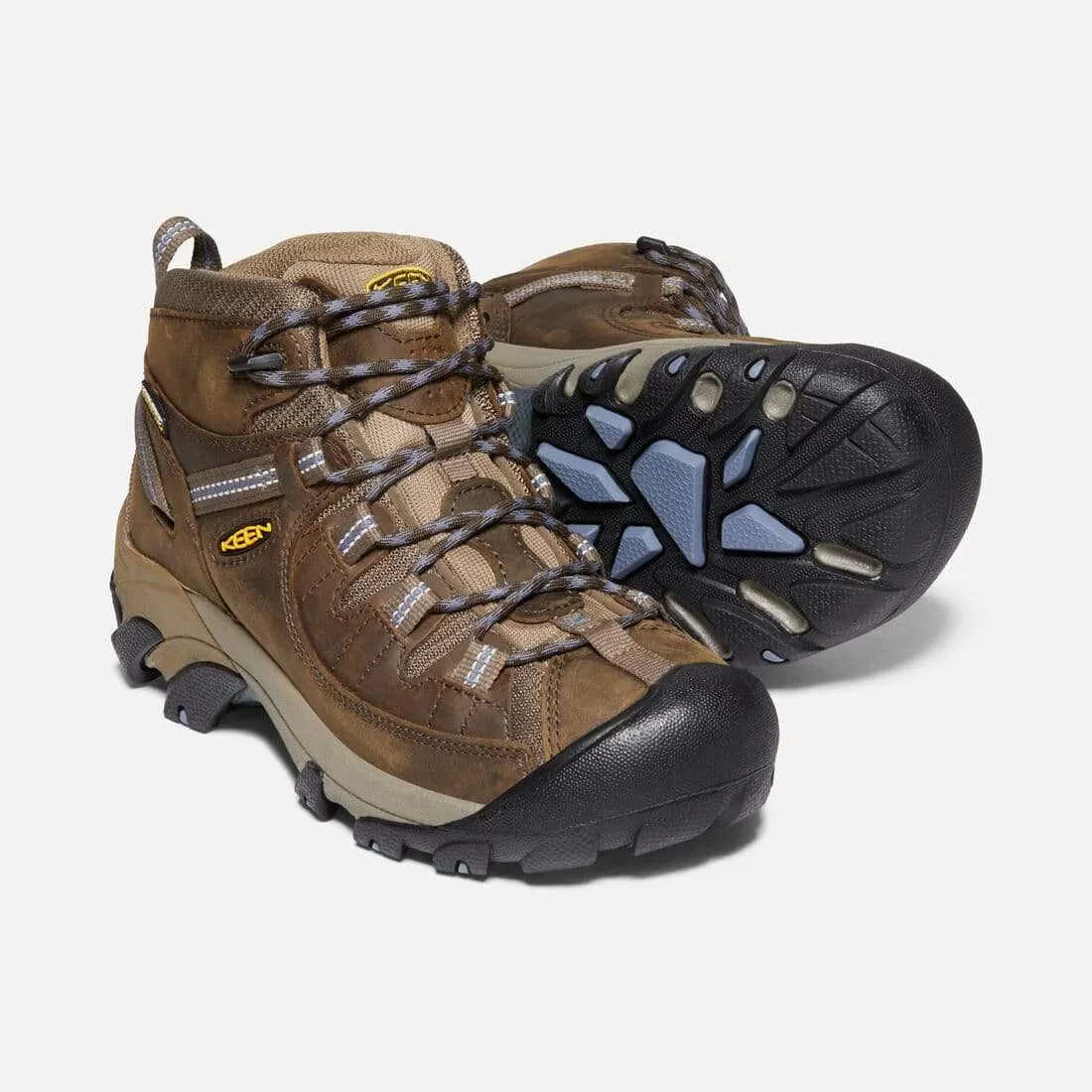 Keen Women's Targhee II Mid Waterproof Hiking Boots- Slate Black/ Flint Stone