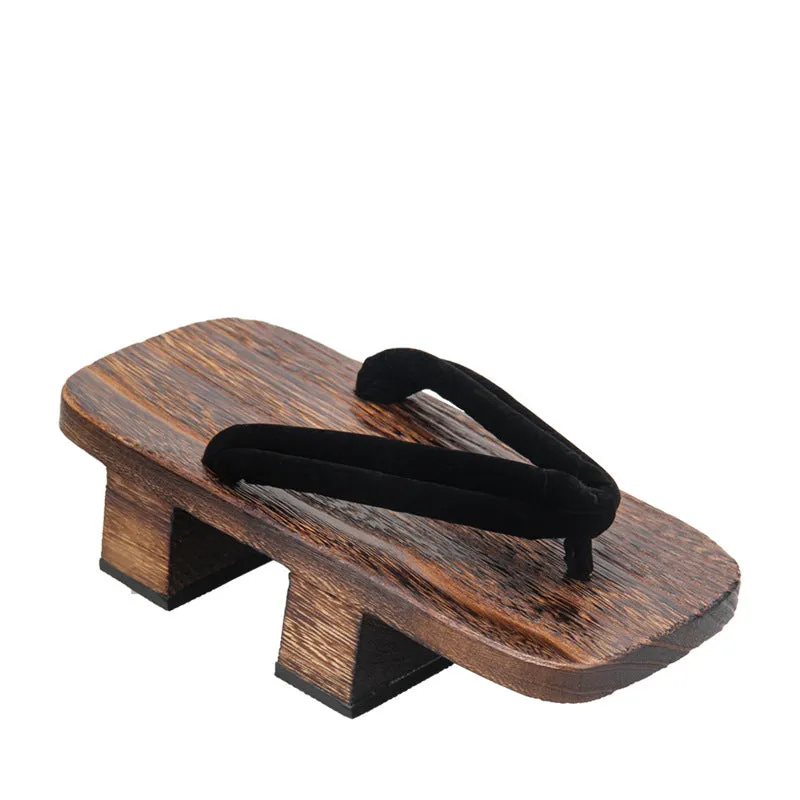 Kimono Wooden Sandals 【Classic Black】