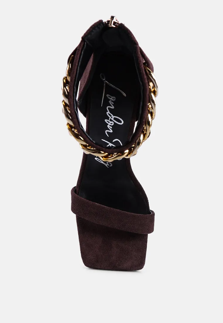 last sip micro suede high heel sandals