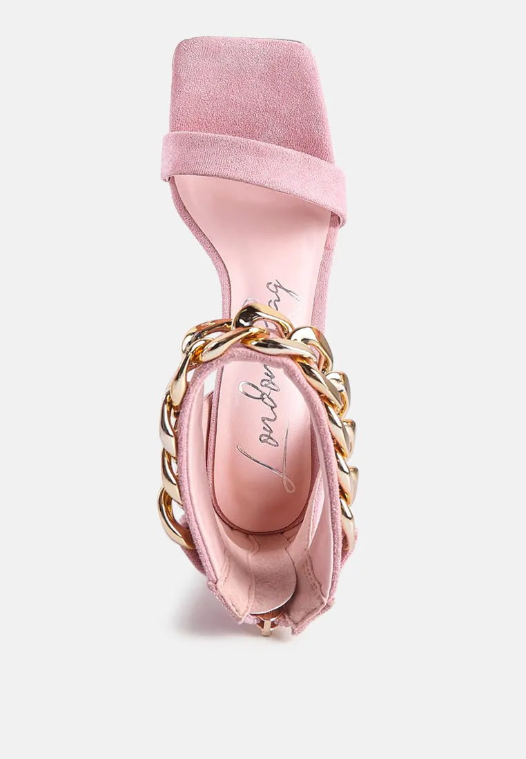 last sip micro suede high heel sandals
