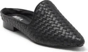 MIA Johona Woven Mules - Black