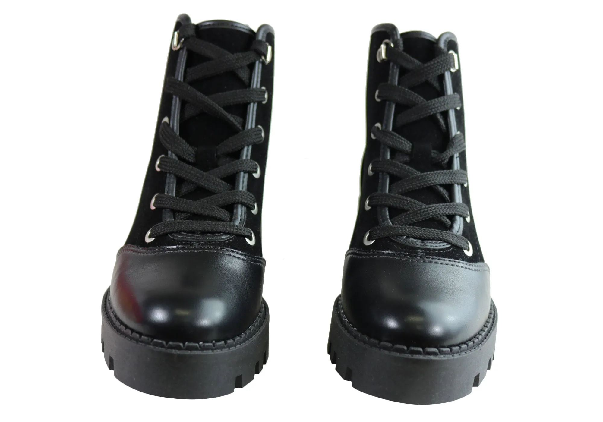 Moleca Lunar Womens Comfortable Lace Up Fashion Ankle Boots