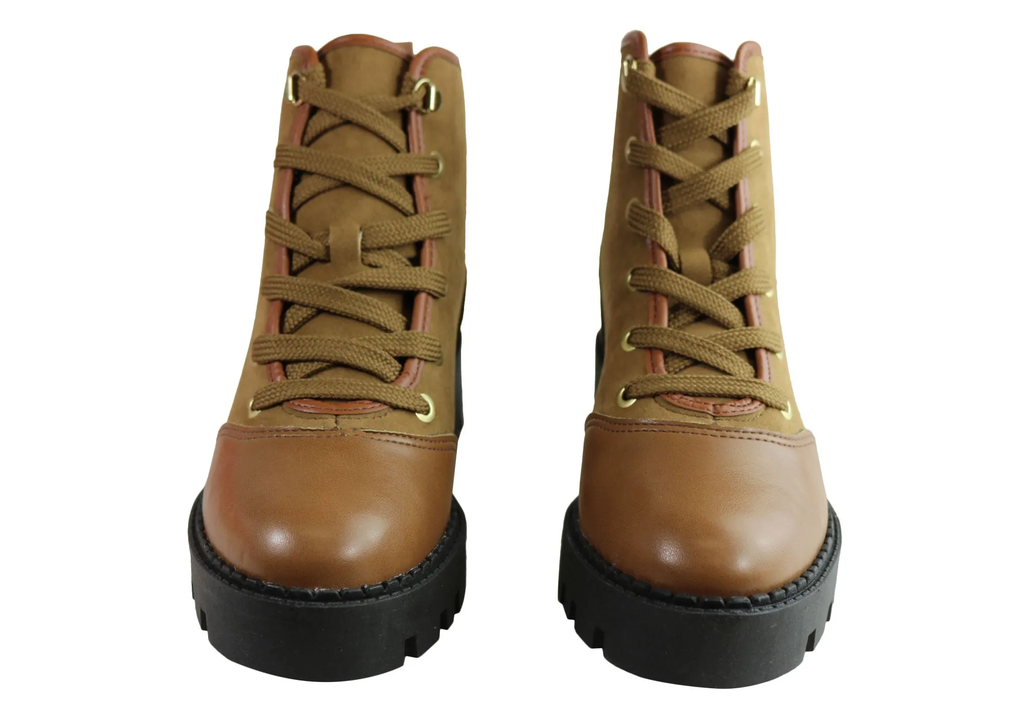 Moleca Lunar Womens Comfortable Lace Up Fashion Ankle Boots