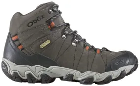 Oboz Men's Bridger Mid Waterproof Hiking Boots- Raven