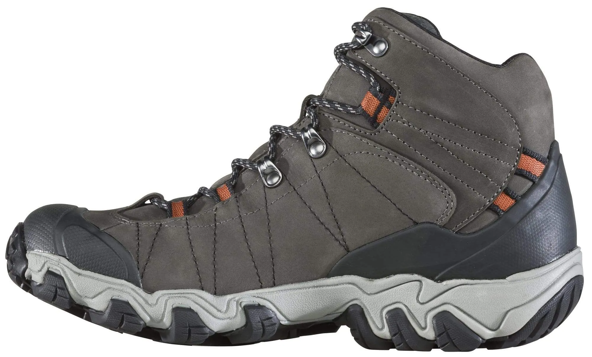 Oboz Men's Bridger Mid Waterproof Hiking Boots- Raven