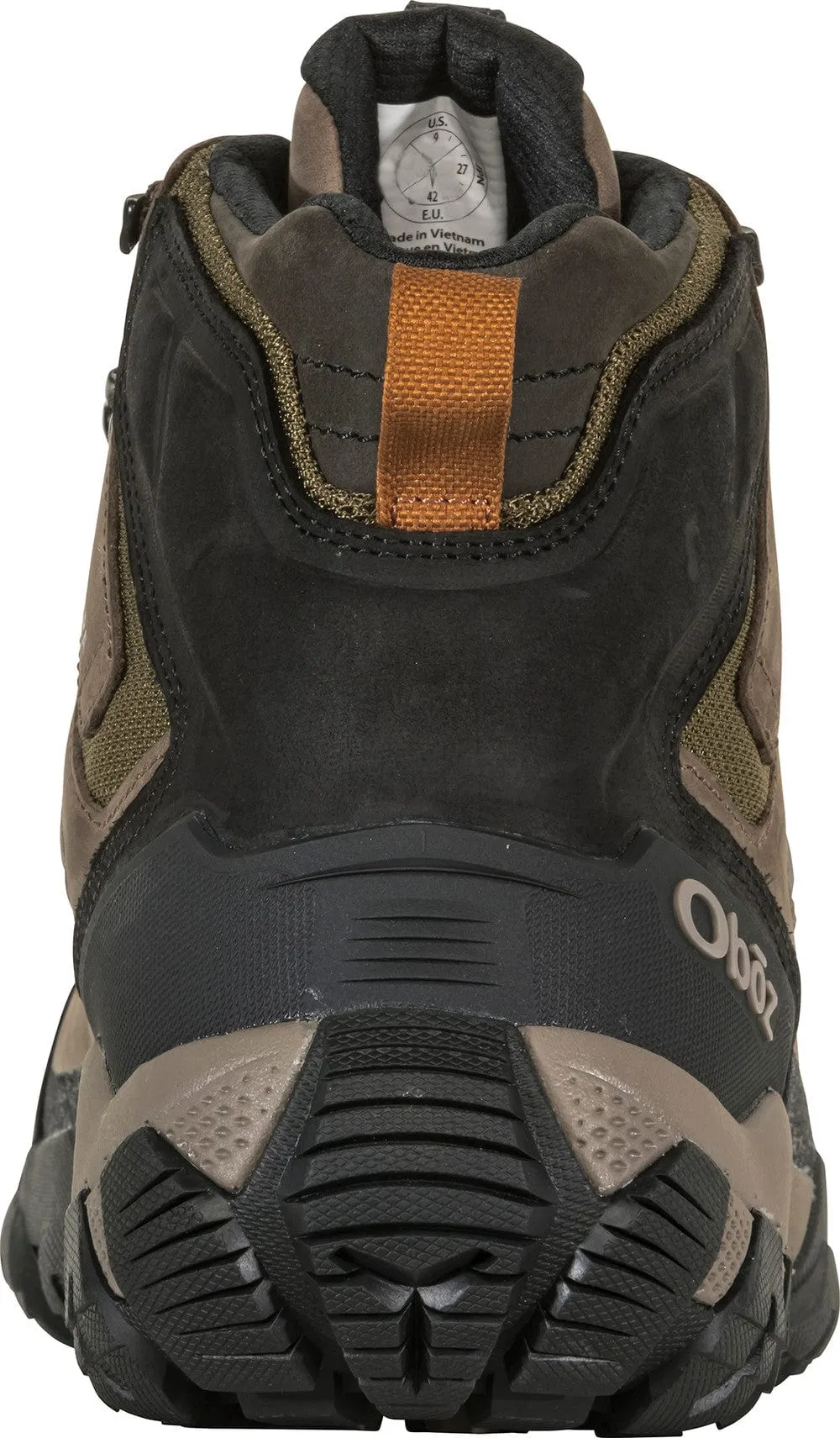 Oboz Men's Sawtooth X Mid Waterproof Hiking Boots- Charcoal