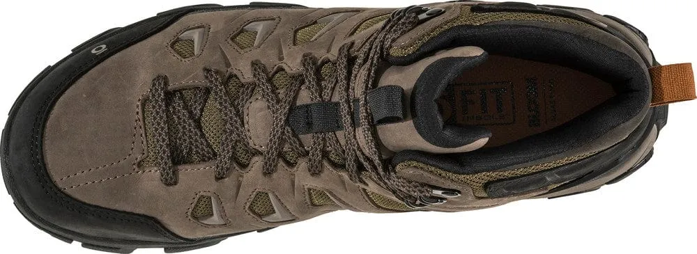 Oboz Men's Sawtooth X Mid Waterproof Hiking Boots- Charcoal