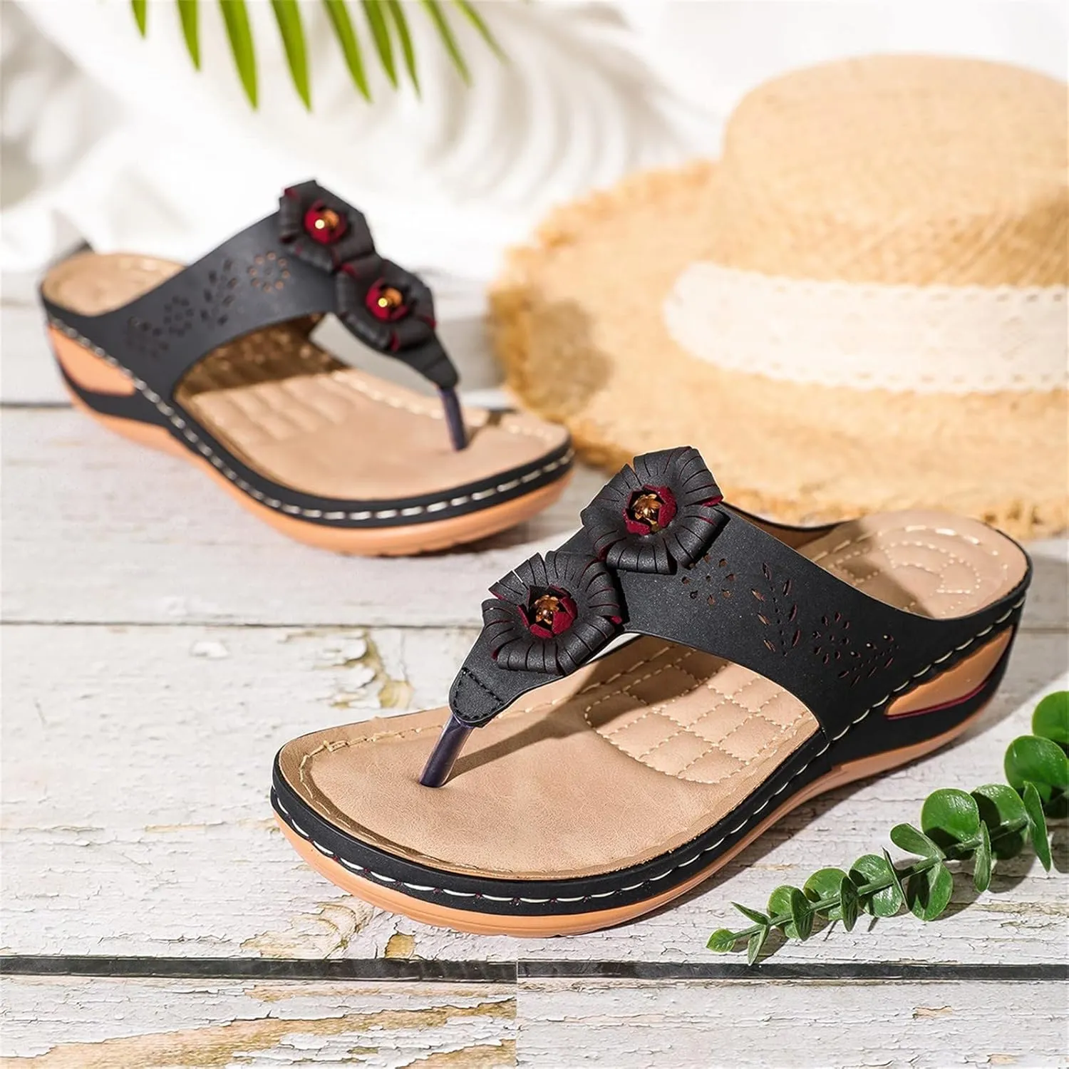 Orthopedic Sandals for Women Arch Support Wild Womens Comfortable Walking Sandals Orthopedic Flats Wide Sandals Women Comfortable Dressy Silver Womens Slip N Walking Shoes Womens Heel Sandals
