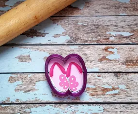 Pair of Flip Flops #2 or Flipflops or Sandal Cookie Cutter