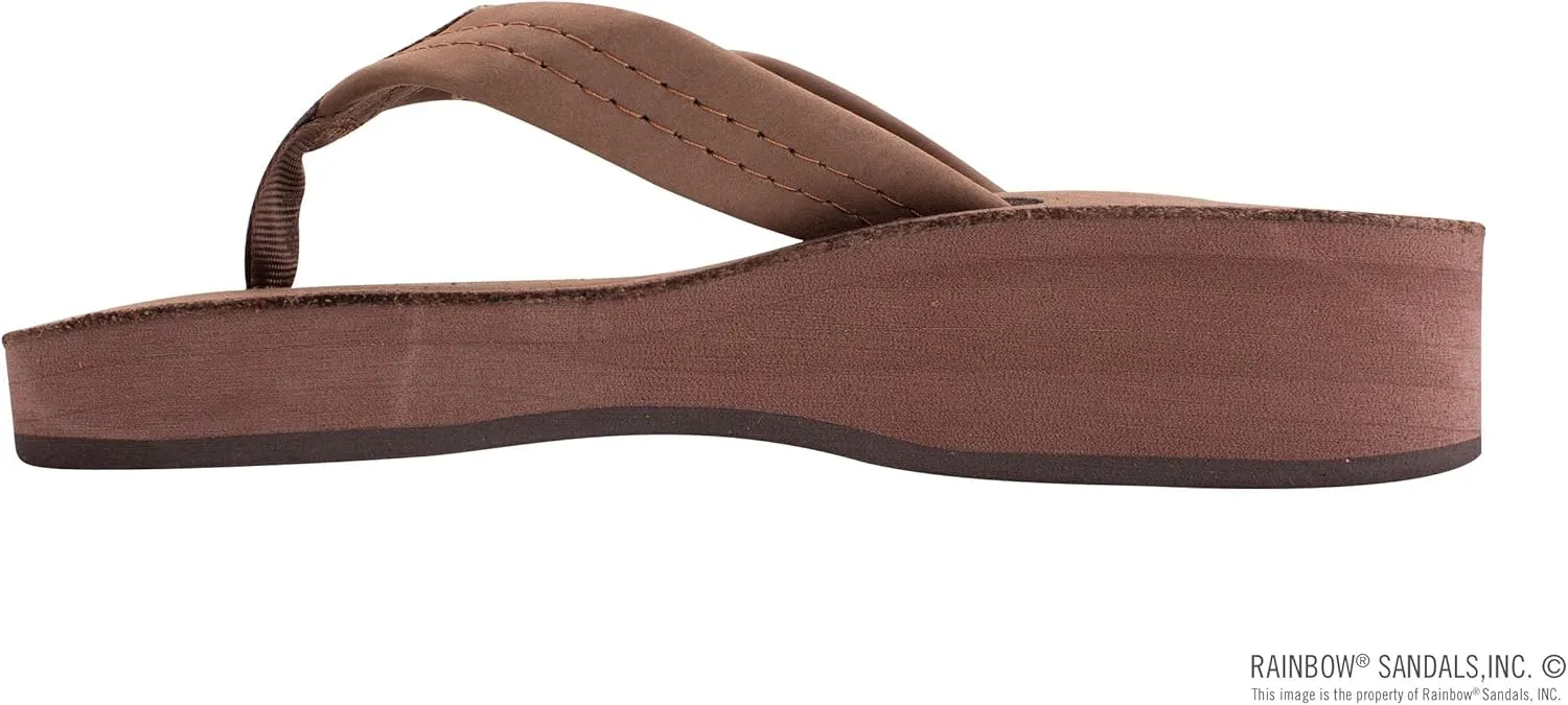 Rainbow Sandals Women's Six Layer Classic Wedge Sandal 1" Strap
