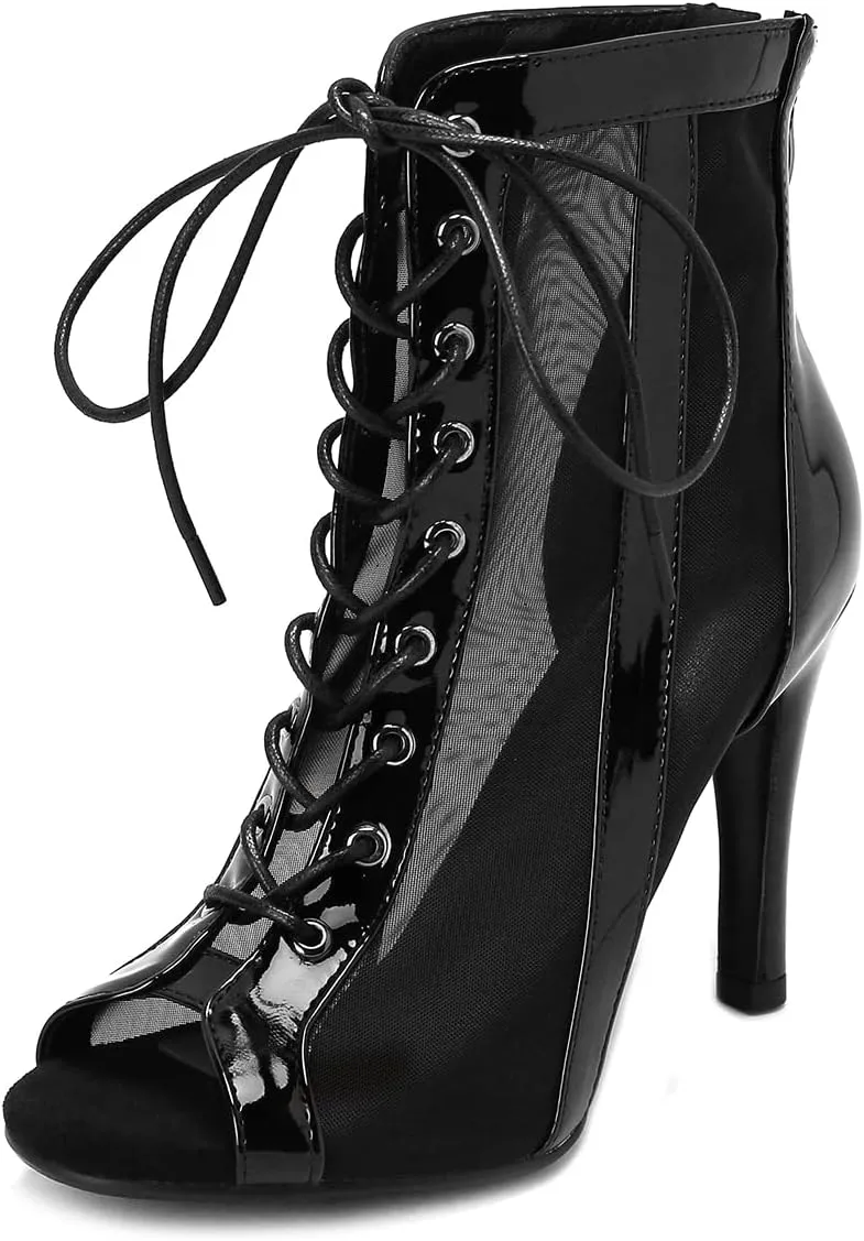 Scaoruki Women Classic Gladiator Sandals Summer Booties Breathable Mesh Sandals