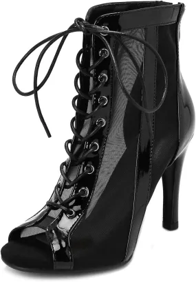 Scaoruki Women Classic Gladiator Sandals Summer Booties Breathable Mesh Sandals