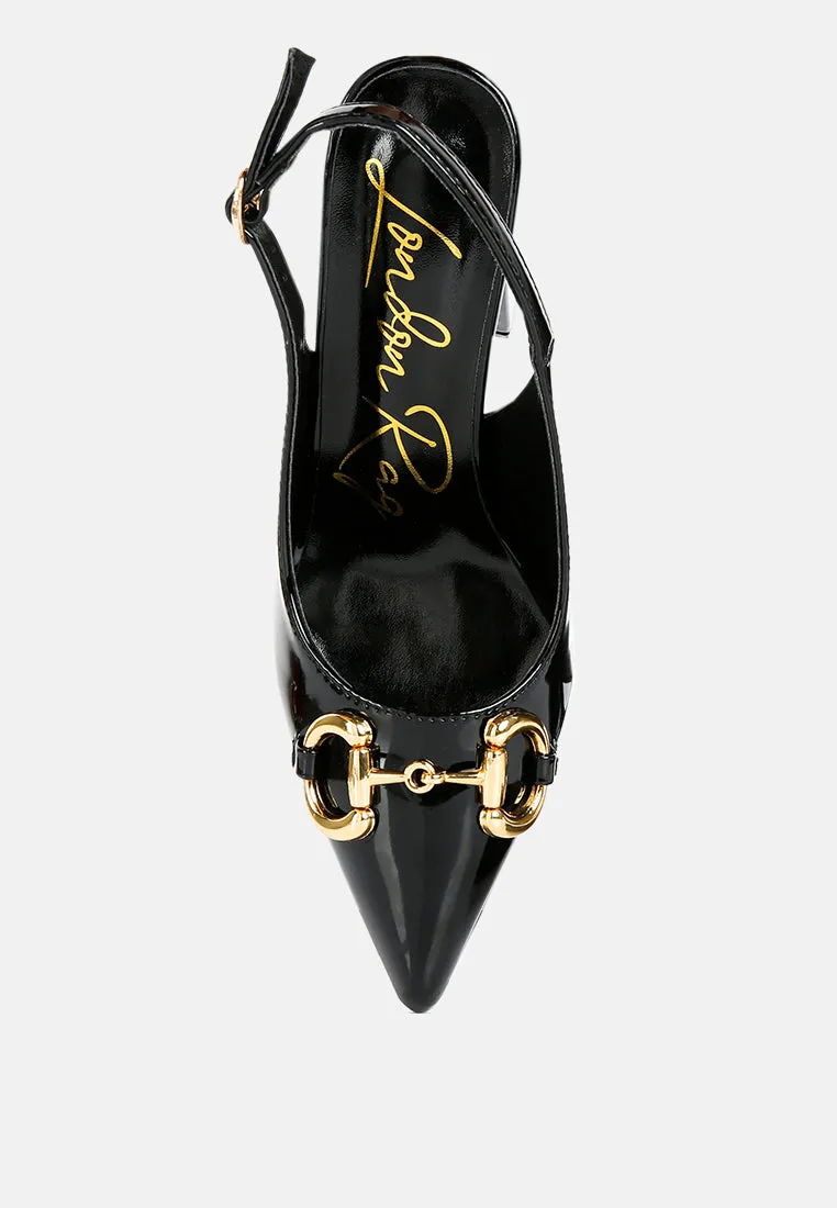 Slingback pumps