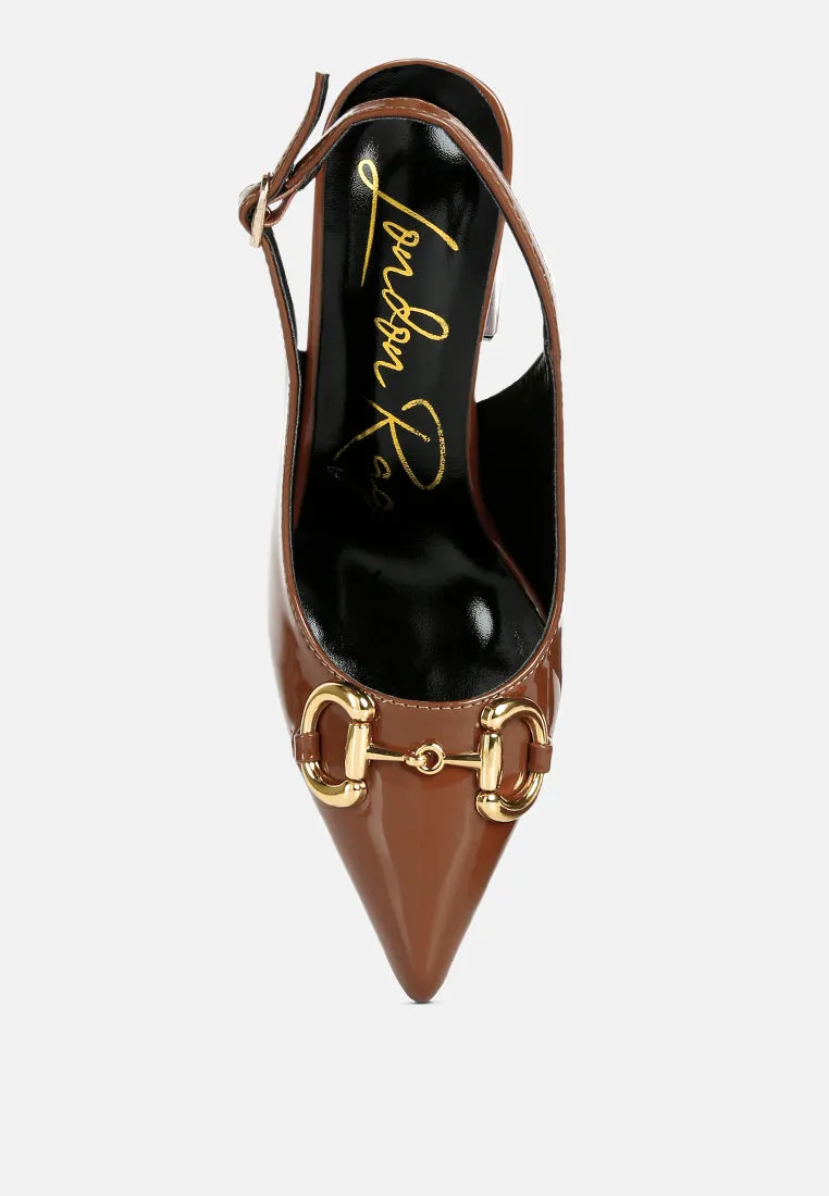 Slingback pumps