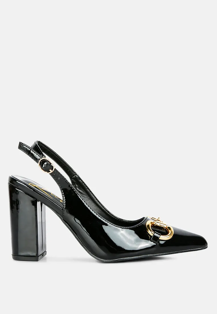 Slingback pumps