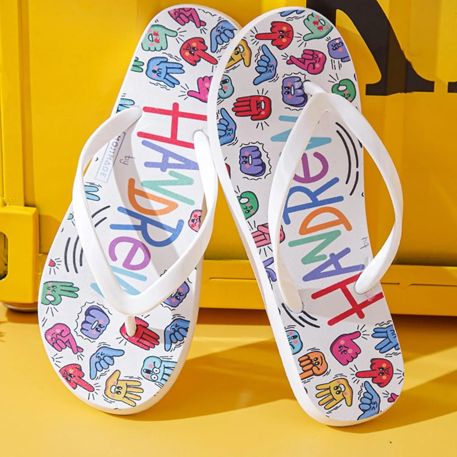 Slippers Woman Men and Women Flat Sandals Fashion Beach Toe Herringbone Slippers Indoor Flip Flops Women Cushion