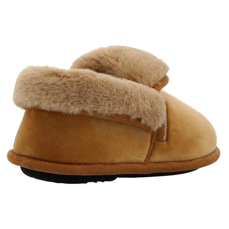 Soft Style By Hush Puppy Fur Top Lua Slippers - Tan